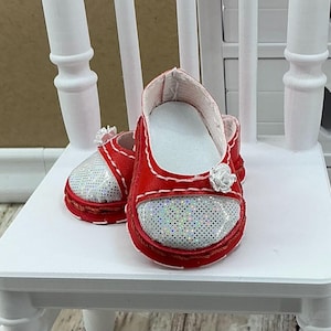 Handmade Doll Shoes for Paola Reina 32 cm – Faux Leather with 3D Printed Soles