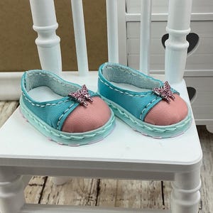 Handmade Doll Shoes for Paola Reina 32 cm – Faux Leather with 3D Printed Soles
