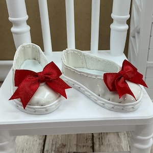 Handmade faux Leather Ballet Flats for Paola Reina Dolls – Doll Shoes