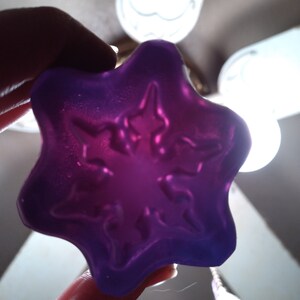 Snowflake soap