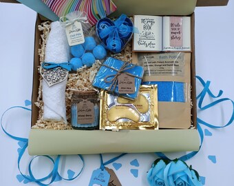 Spa Gift Set for Women, Personalised Pamper Hamper, Self Care Gift Box, New Mum Gift, Birthday Box Best Friend, Relaxation Gift Box