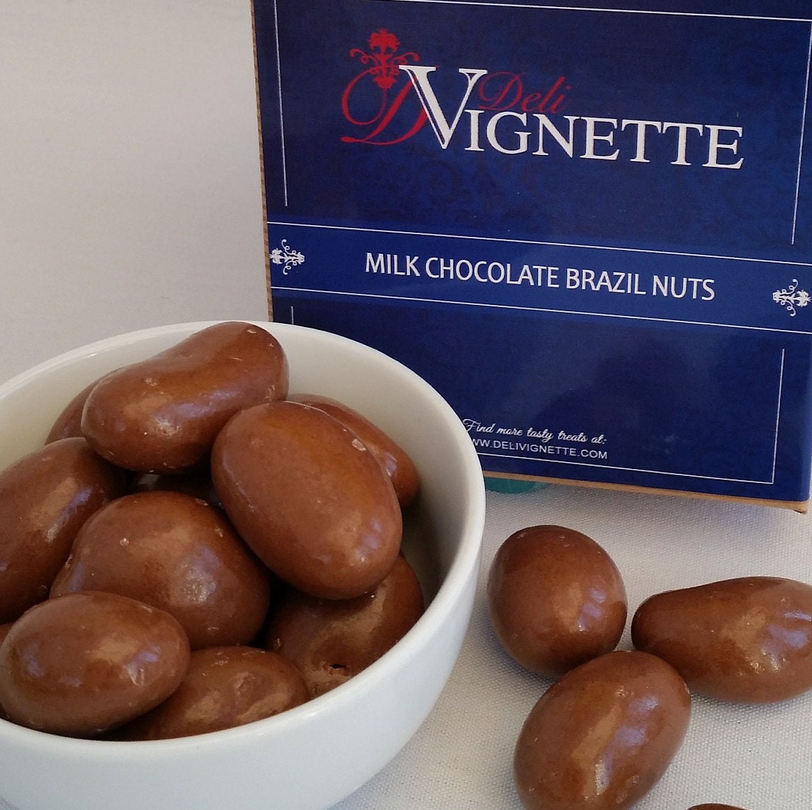 Milk Chocolate Covered Brazil Nuts 400g in a Hand Crafted Etsy UK