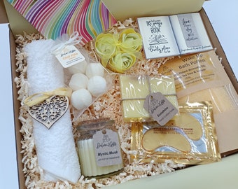 Self Care Gift Box, Relaxation Gift Box, Pamper Hamper, Mothers Day Gift, Spa/Bath Body Gift Box for Women, Birthday Box Best Friend