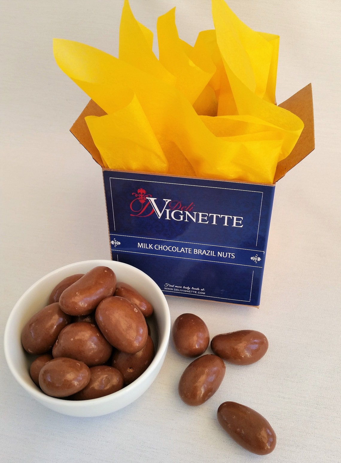 Milk Chocolate Covered Brazil Nuts 400g in a Hand Crafted Etsy UK