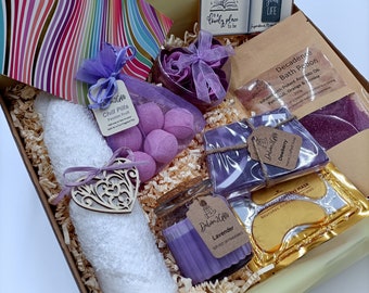 Spa Gift Box for Women, Self Care Gift Box, Personalised Pamper Hamper, New Mum Gift, Best Friend Birthday Box, Relaxation Gift Box