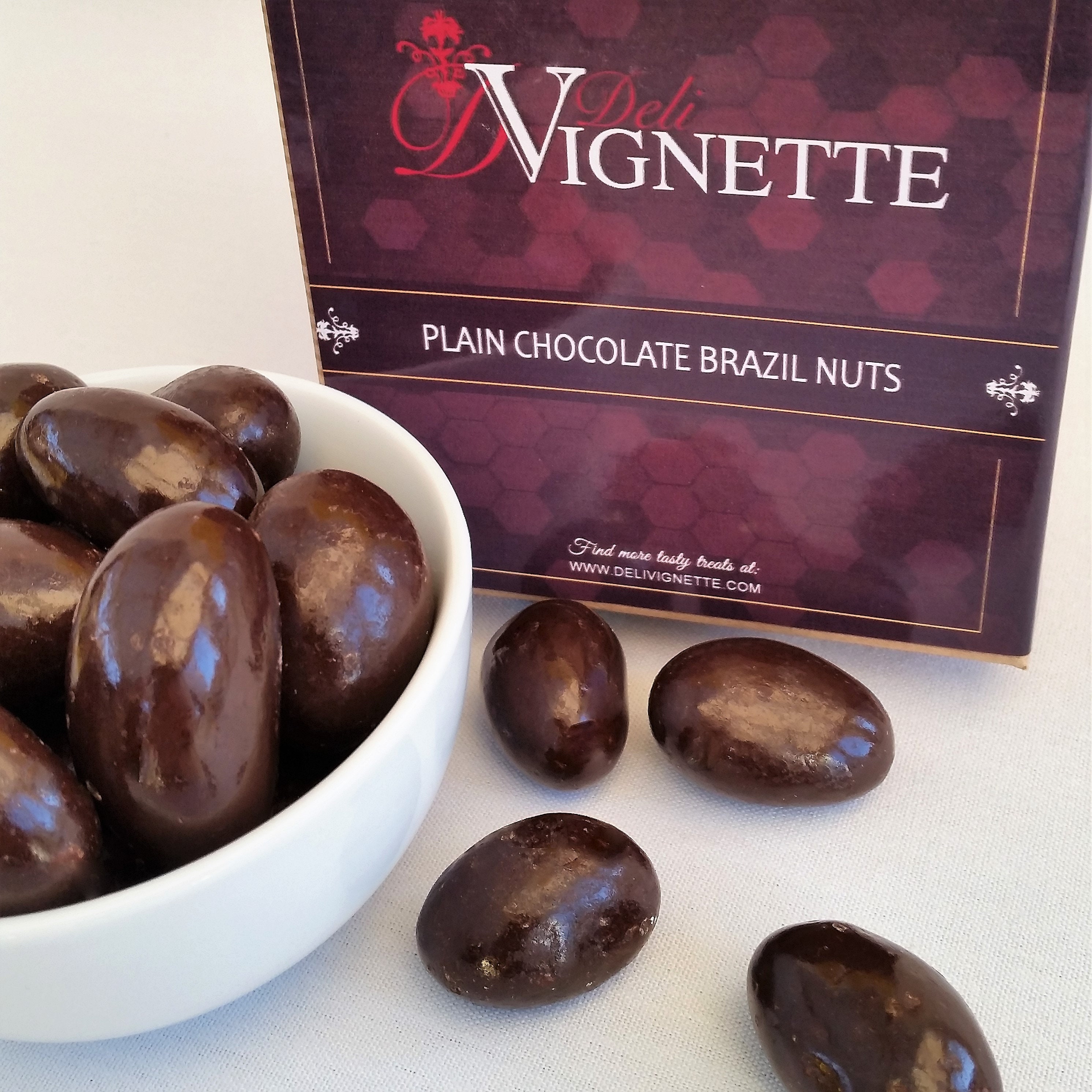 Dark Chocolate Covered Brazil Nuts 400g in a Hand Crafted Etsy