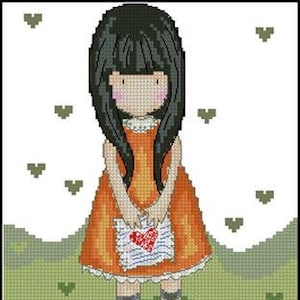 I Gave You My Heart Cross Stitch Chart