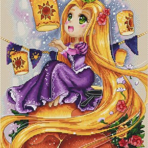 Rapunzel Cross Stitch Pattern