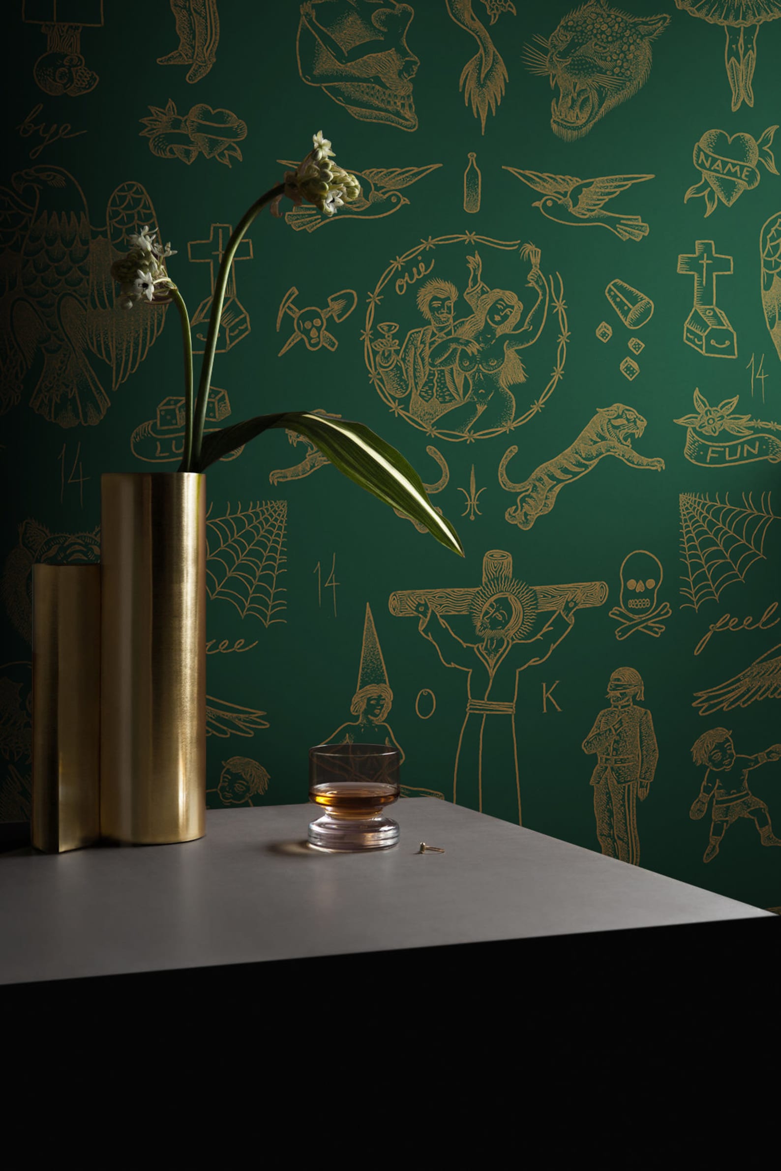 Tattoo Flash 01 Tattoo Wallpaper Wall Mural Wall Art - Etsy