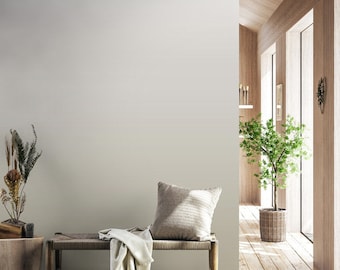 Cream & white ombre wallpaper, minimalist paste the wall removable peel and stick wall mural