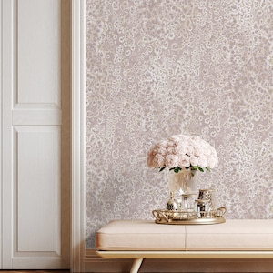 Pink & gold abstract wallpaper,  paste the wall luxury metallic wallpaper mural