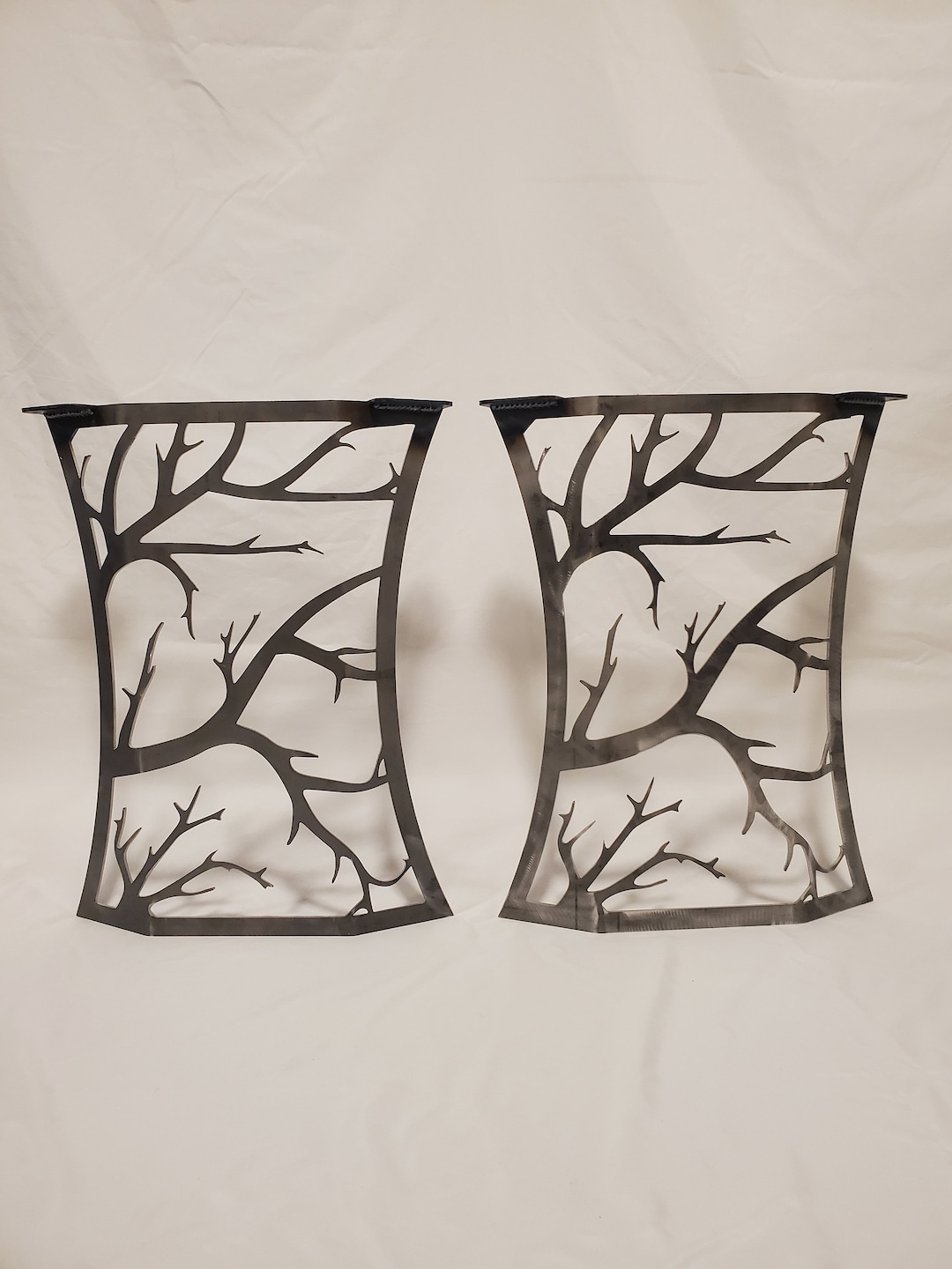 Steel End Table Legs for Live Edge Furniture, River Table or Custom