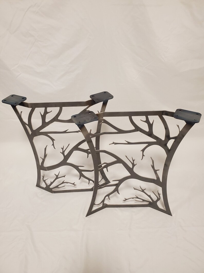 Steel End Table Legs for Live Edge Furniture River Table or Etsy