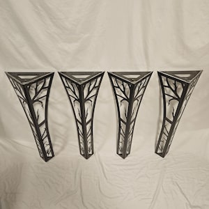 Esstisch Beine Astmuster. Haarnadel Design
