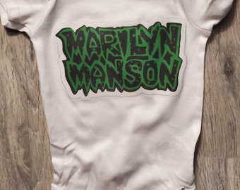 marilyn manson onesie