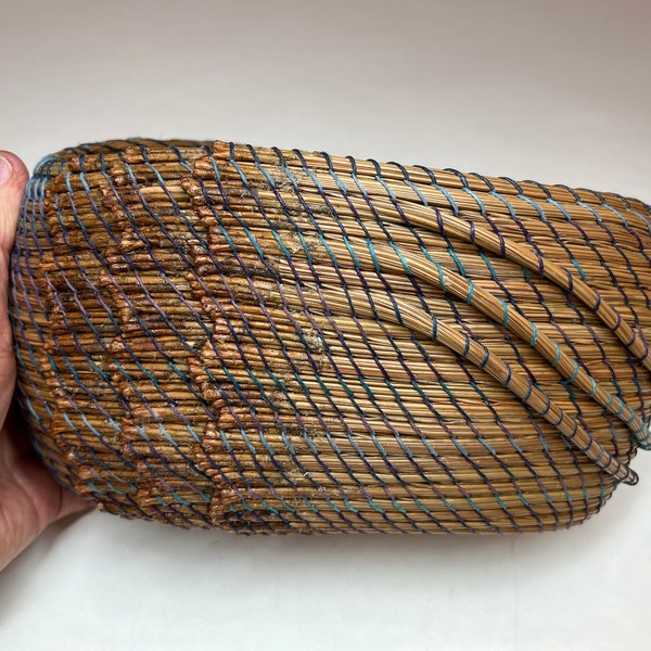Pine Needle Basket Etsy