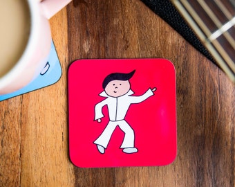 Elvis coaster - Elvis Presley coaster - Elvis gift