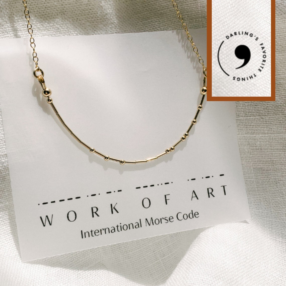 Morse Code Necklace Personalized Name Necklace New Mom - Etsy