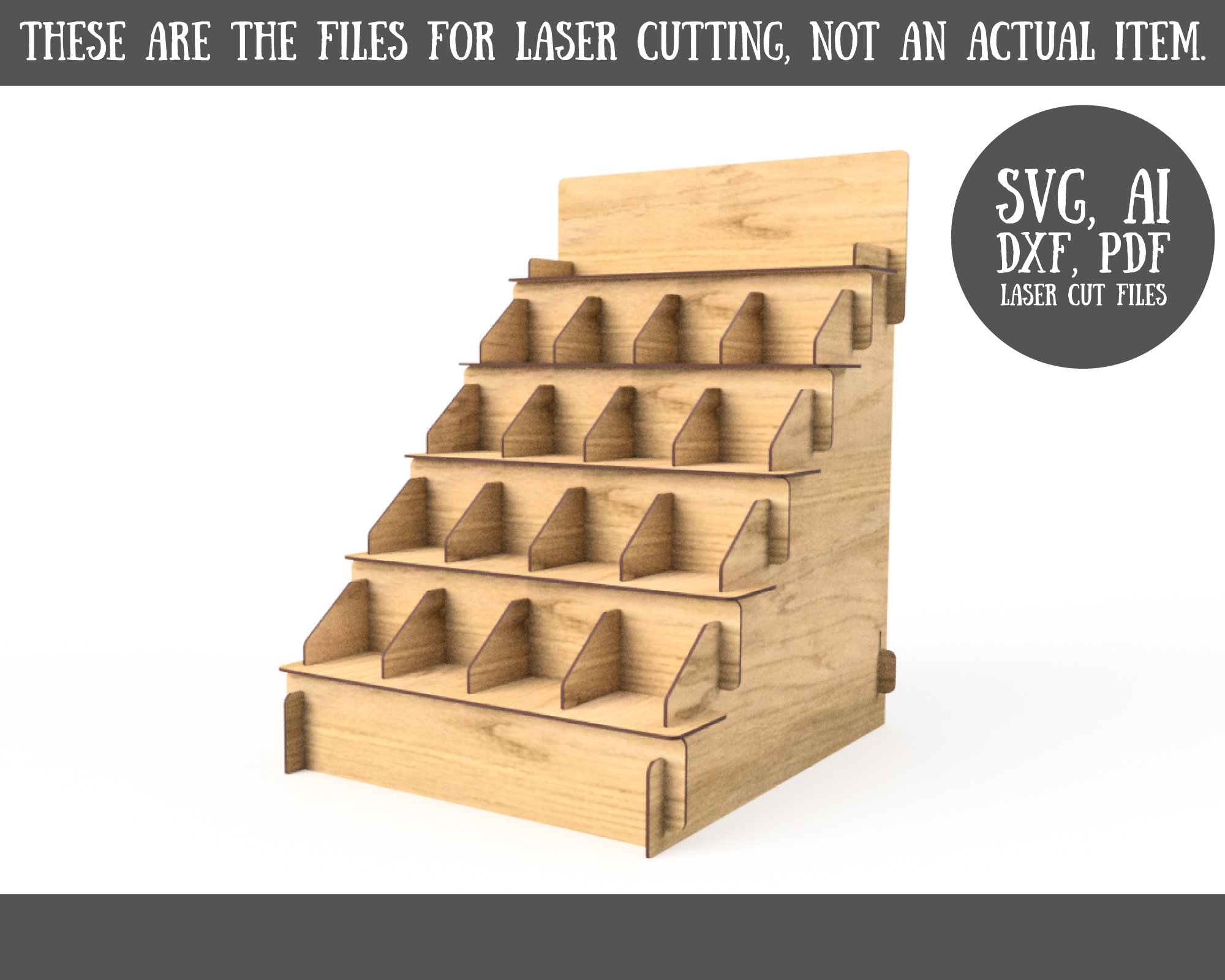 Laser Cut Files for Tiered Display Stand Craft Show Display Etsy Canada