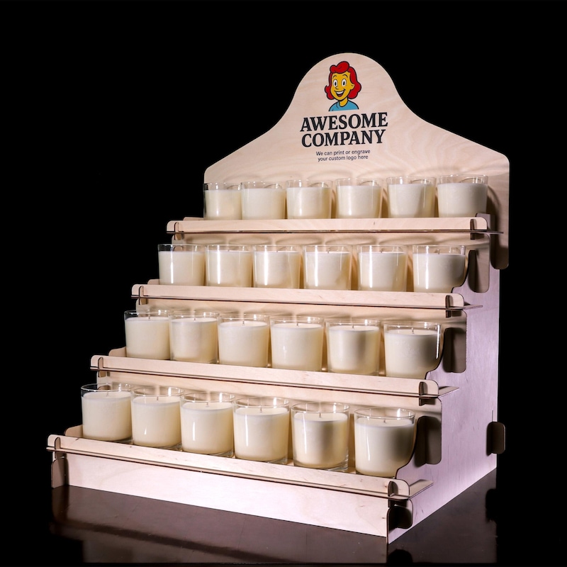 Presentation Rack Display Rack for Candles - Etsy
