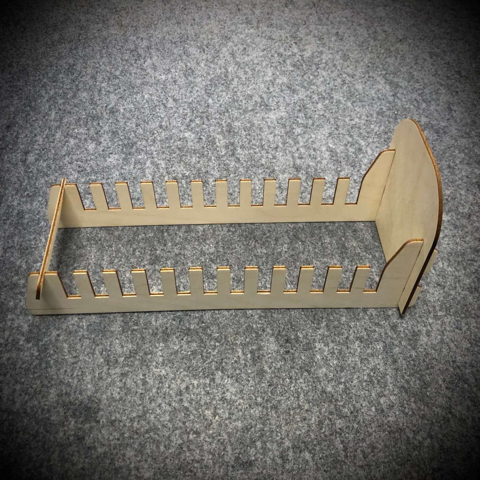 Wooden Greeting Cards Holder SVG File Collapsible Craft Fair Etsy