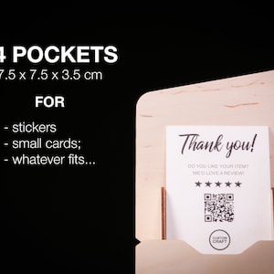 Card Display Stand, Booklet Stand, Postcard Holder, Craft Show Display ...