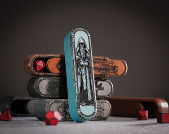 Houten Dnd-dobbelstenendoos voor opslag van Dnd-accessoires