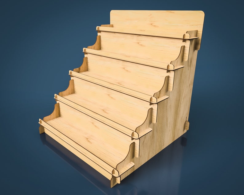 Display Stand Laser Cut Files Craft Fair Display Shelf SVG Etsy