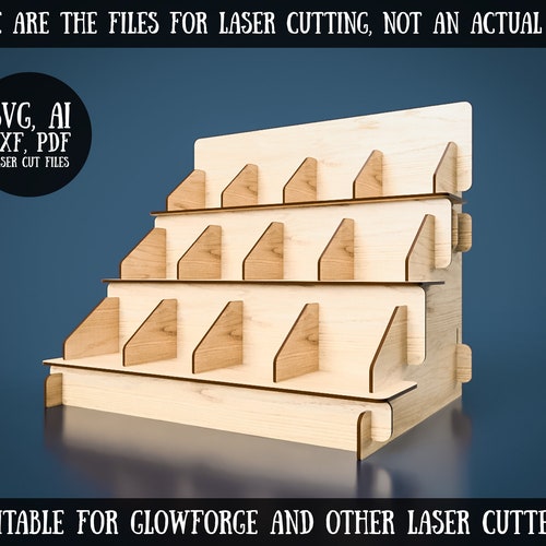 Laser Cut Files for Tiered Display Stand Craft Show Display Etsy