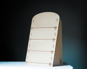 Earring Card Holder, Wooden Craft Fair Display Stand, Greeting Card Display Stand, Sticker Display, Jewelry organizer