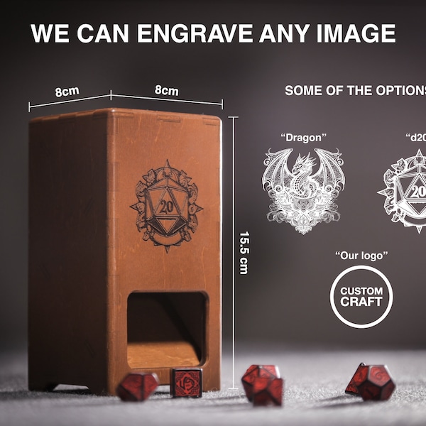 Custom Dice Tower Etsy