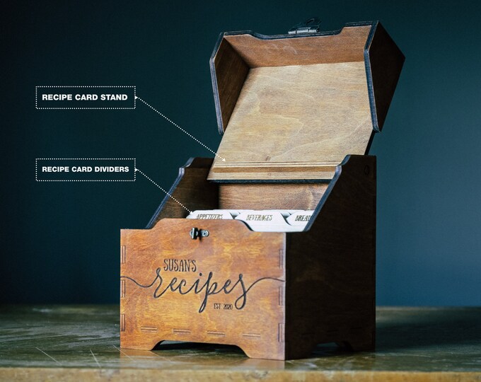 Recipe box Etsy