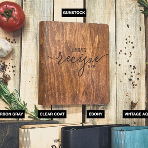 Cute recipes storage binder for home