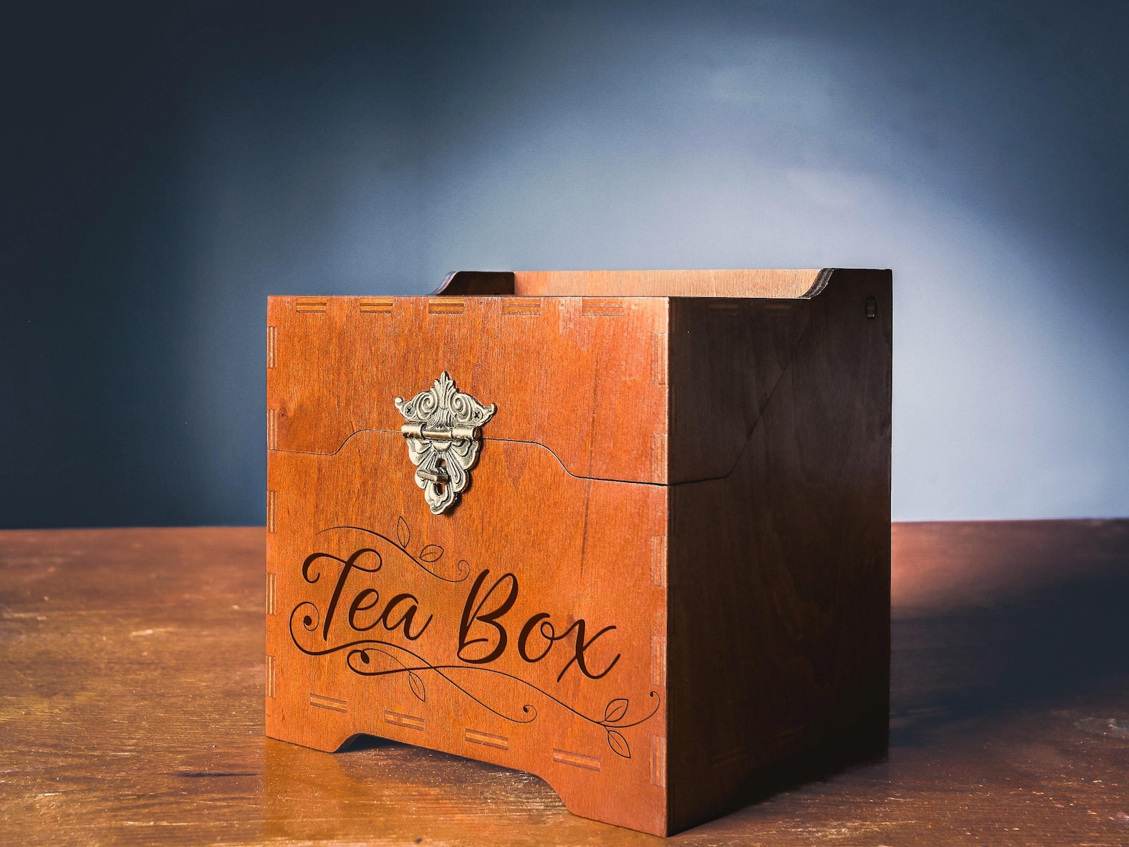 Custom Tea Box With Personalization – Wooden Tea Sampler Gift Box for ...