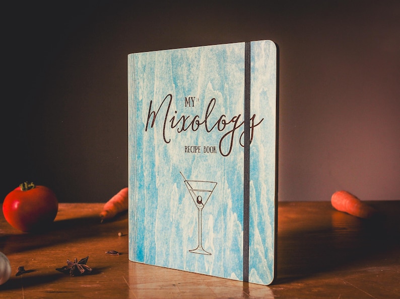 Family cookbook binder with eco-friendly birch plywood