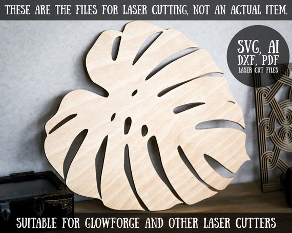 Monstera Blatt SVG, Laser geschnitten Sperrholz Vorlage (digitaler  Download) - Etsy.de