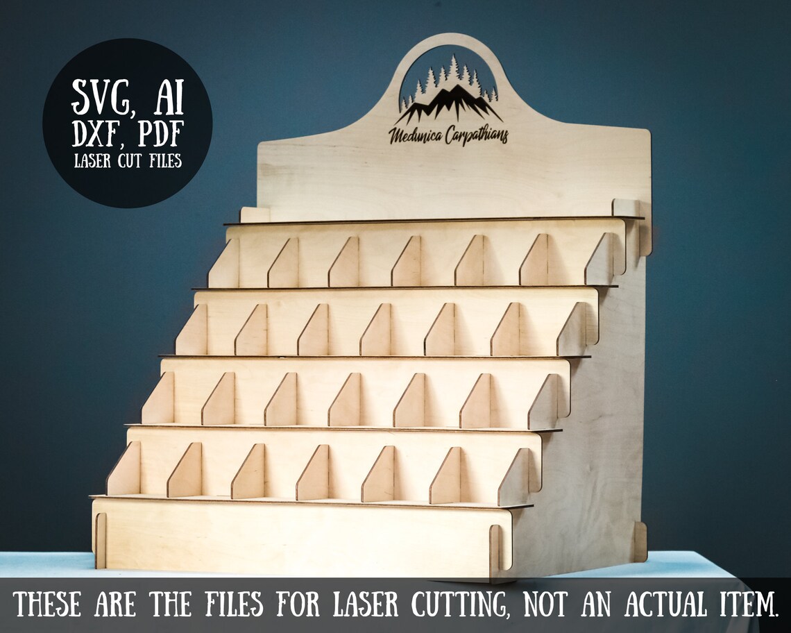 Tiered Display Stand Laser Cut Files Craft Show Display SVG Etsy
