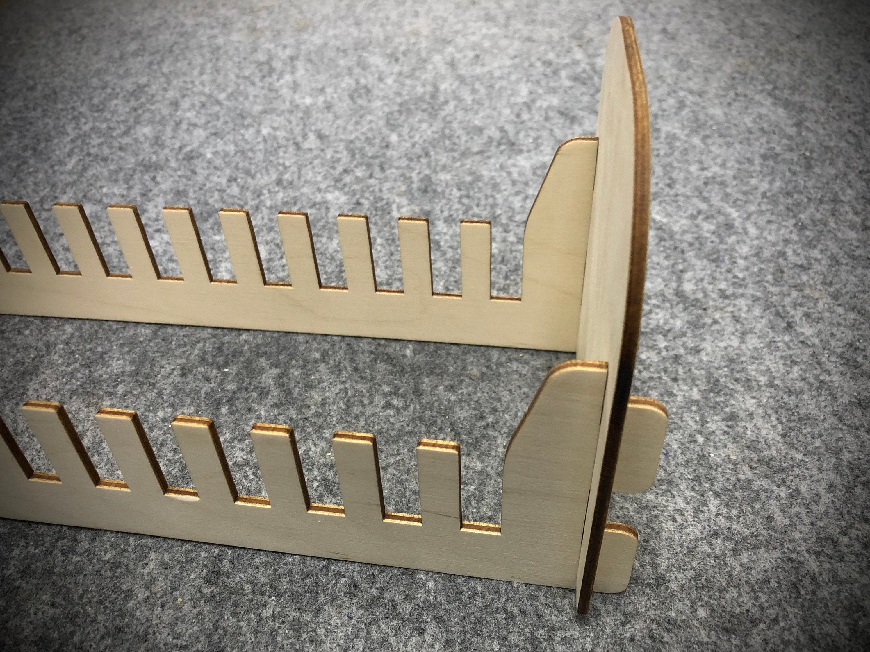 Wooden Greeting Cards Holder SVG File Collapsible Craft Fair Etsy UK