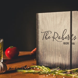 Personalized engraved recipe collection
