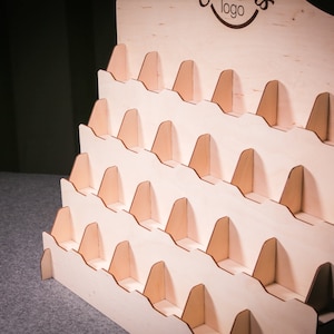 Sticker Display Stand, Craft Show Display, Wooden Stand, Retail Counter ...