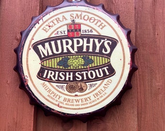 Murphy’s Irish Stout Bottle Top Wall Sign