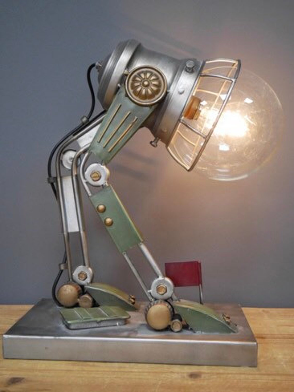 Industrial Robot Lamp Etsy UK