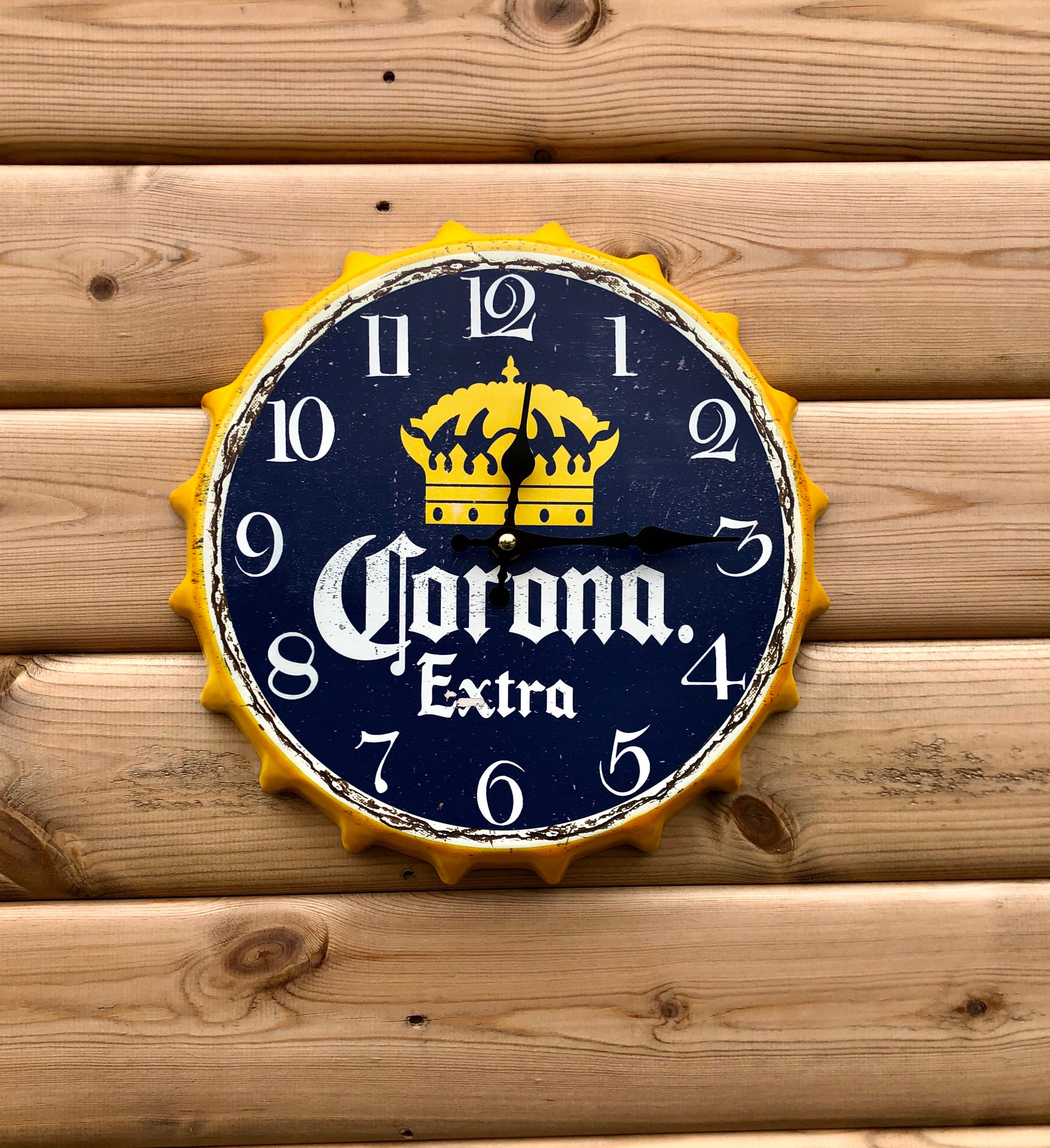 Corona Bottle Top Clock Etsy