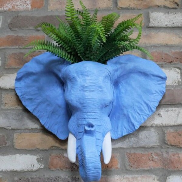 Large Elephant Planter Etsy UK