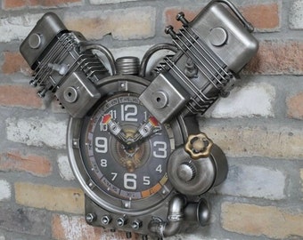 Industrial Engine Clock