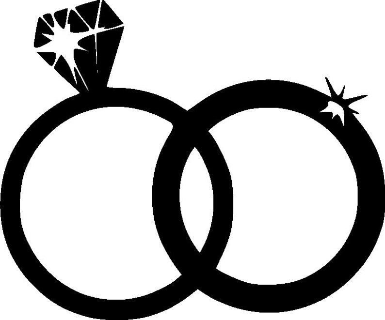 121 Intertwined Wedding Rings Svg Free SVG PNG EPS DXF File