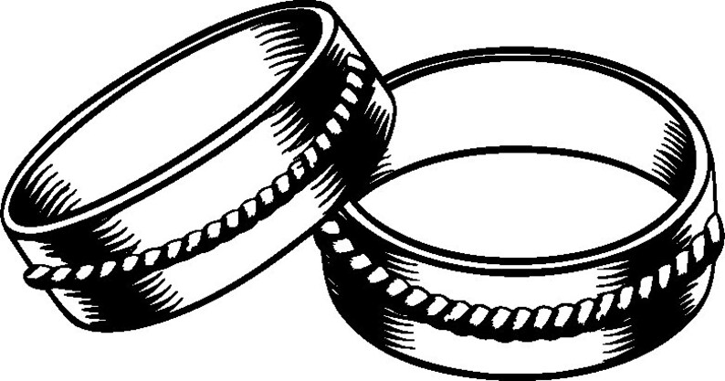 Download Wedding rings bundle x 15 images SVG DXF & PNG cutting file | Etsy