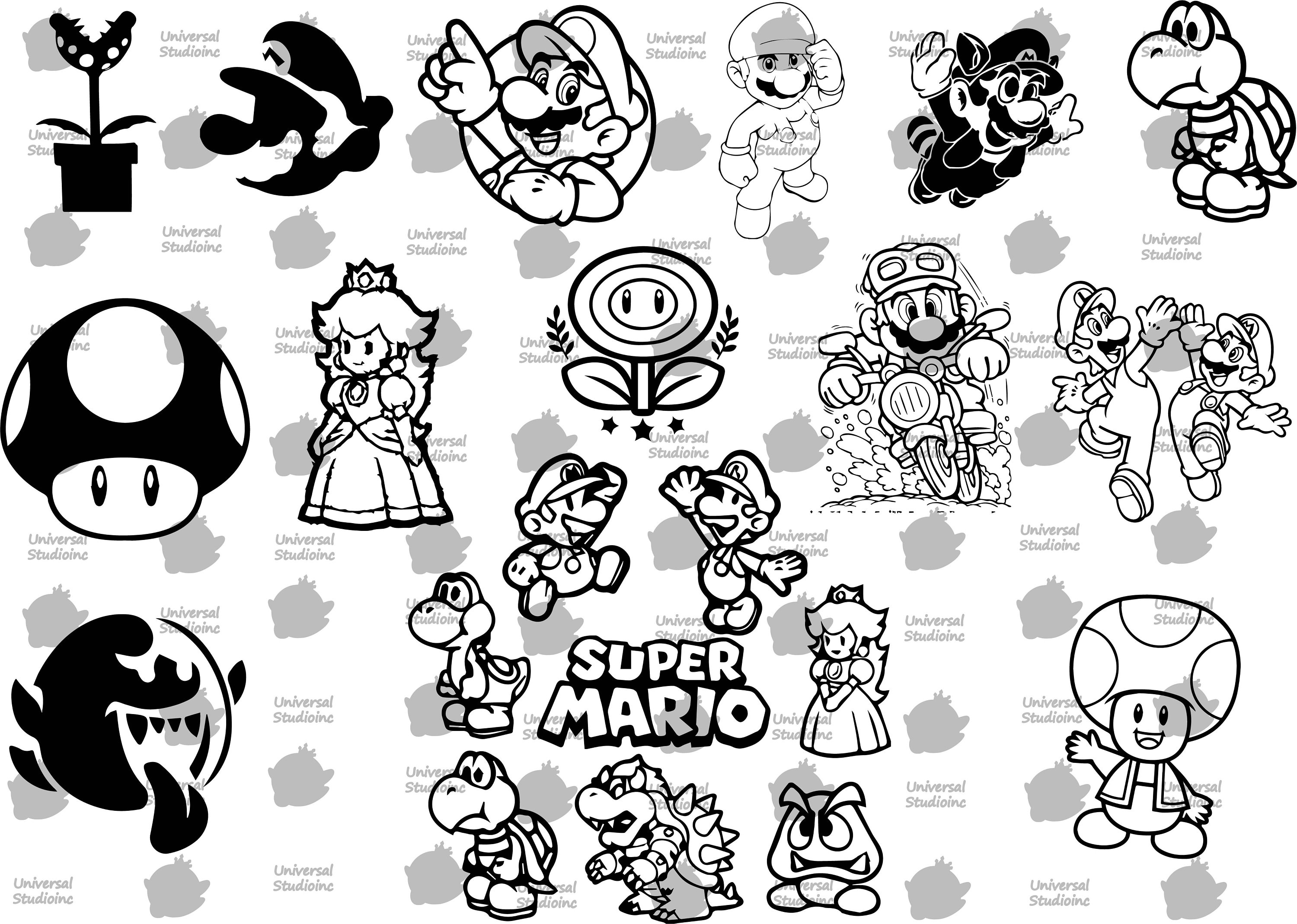 Free Free 157 Super Mario Characters Svg Free SVG PNG EPS DXF File