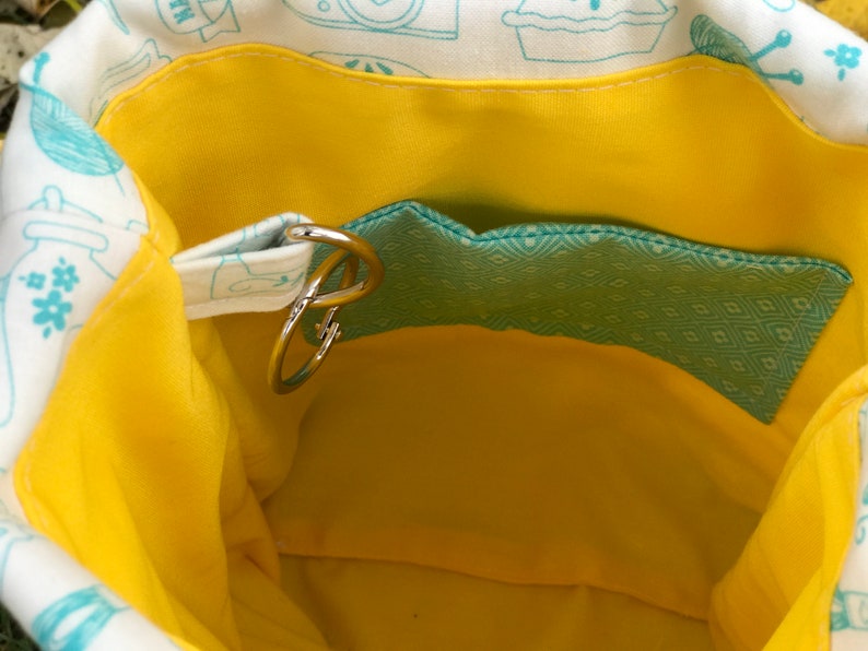 Small Tall Quilted Project Bag