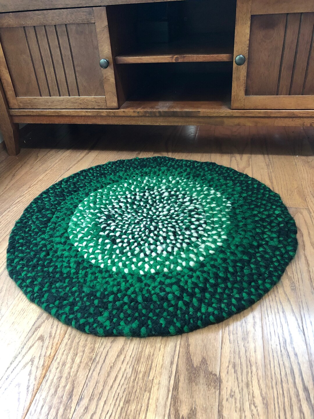 Dappled Forest Braided Roving Rug - Etsy